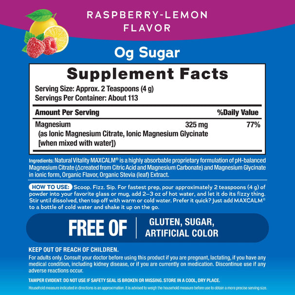 Nutrition information